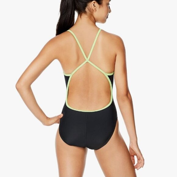 Speedo Women's Swimsuit One Piece Prolt Flipback Printed Size: 12/38 - Picture 3 of 8